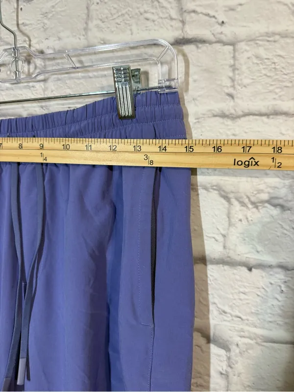 Athleta Periwinkle Blue Drawstring Capris, 8 - Image 3