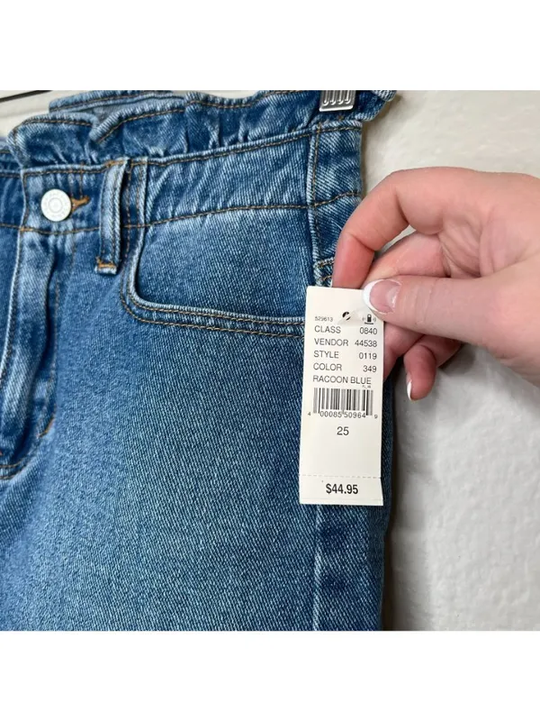 PacSun Womens Denim Cotton Mini Skirt Size 25 Blue - Image 5