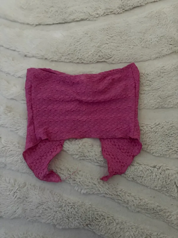 Pink Strapless Crop - Image 4
