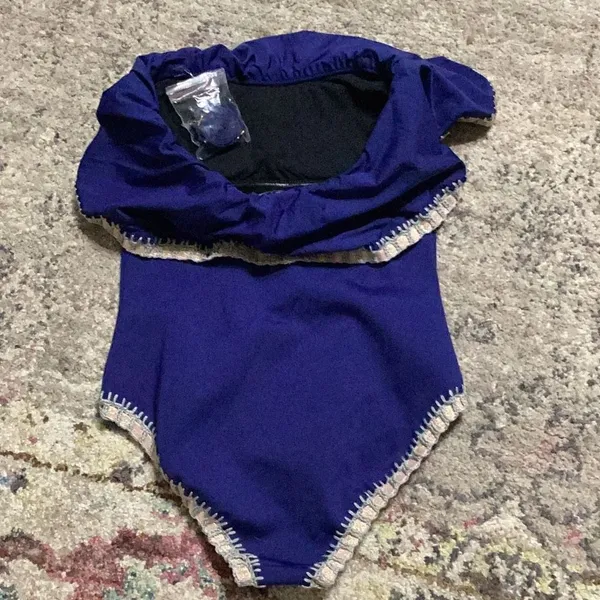 New. Platinum by PilyQ navy swimsuit. Retails $164 - Image 11