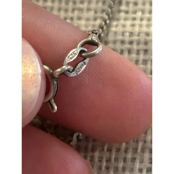 Lot a401 15 inch Italy 925 sterling silver necklace chain - Image 4