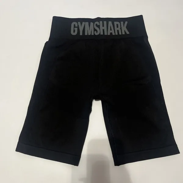 Gymshark Flex Shorts High Waist Seamless Training Running Athletic Sz XS Black - Image 3