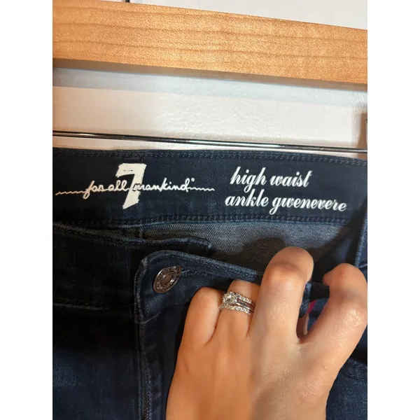 7 For All Mankind High Waist Ankle Gwenevere jeans - Image 3
