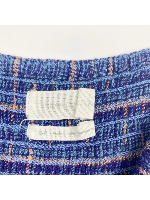 $69 Urban Outfitters Kamaryn Tie Front Plaid Mini Dress NWOT in Blue S - Image 9