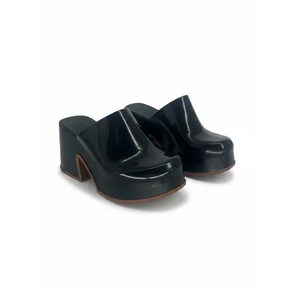Melissa‎ Mia Black Platform Clog Mule Heels US 5 EU 35/36 - Image 2