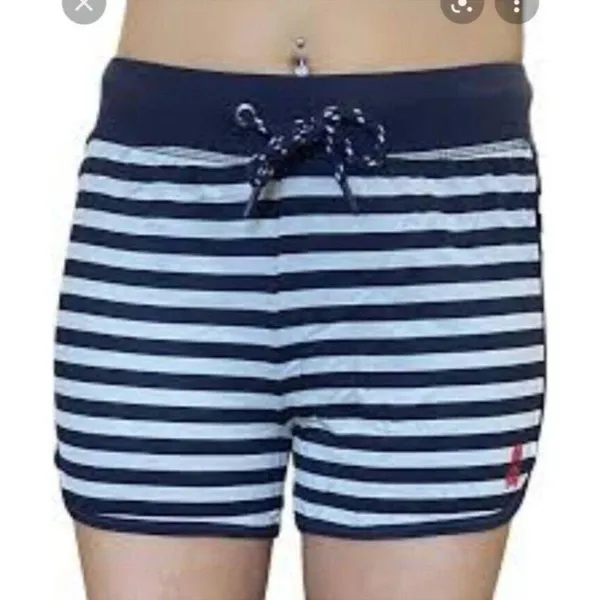 Psycho Bunny by Robert Godley Harbor Mist Stripe Pajamas Shorts Size Medium -NWT - Image 3