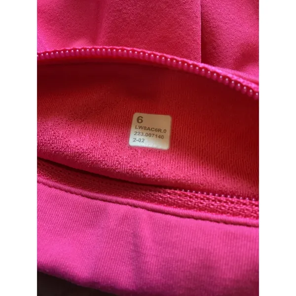 Lululemon Women Pink Athletic Tennis Golf Skirt Ruffle Back Size 6 Activewear - Image 8