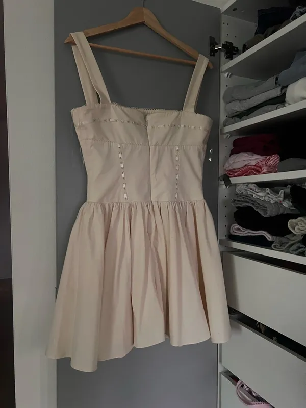 House of cb HONOR Buttermilk Ribbon Detailed Mini Dress - Image 6