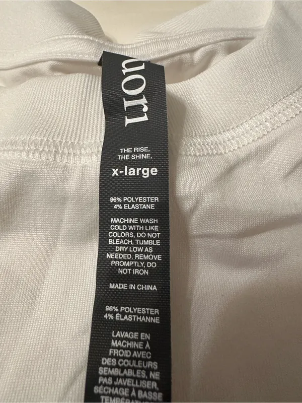 Vuori Energy Top - Classic White Sleeveless Tank Top - Size XL - Image 6