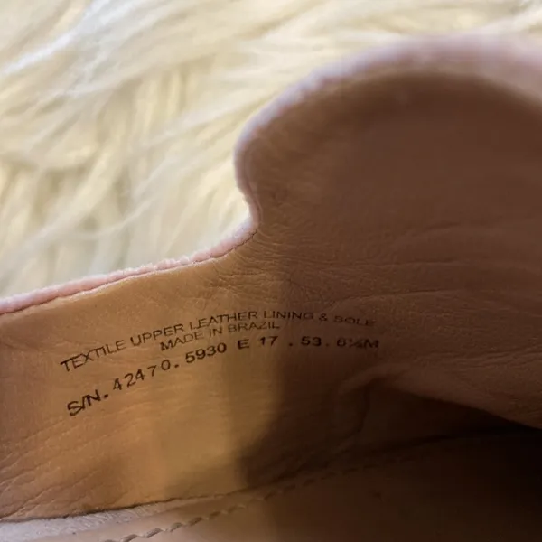Tory Burch Mules color light pink size 6.5 condition good soft leather - Image 9