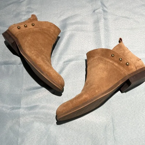 Franco Sarto Brown Kelton Ankle Leather Boots D19‎ - Image 2