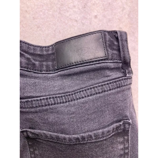Rails The Getty Crop Womens Size‎ 27 Black Patchwork High Rise Wide Leg Jeans - Image 10
