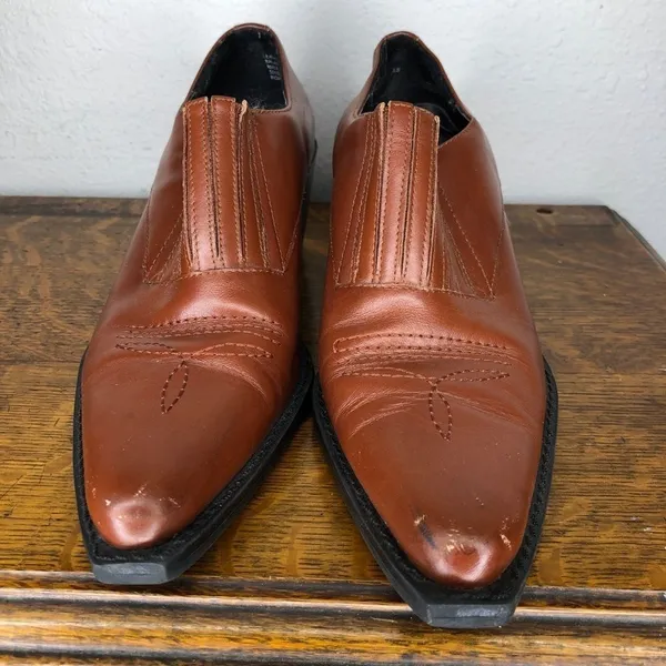 Mootsies Tootsies Leather‎ Shoes Brown - Image 7