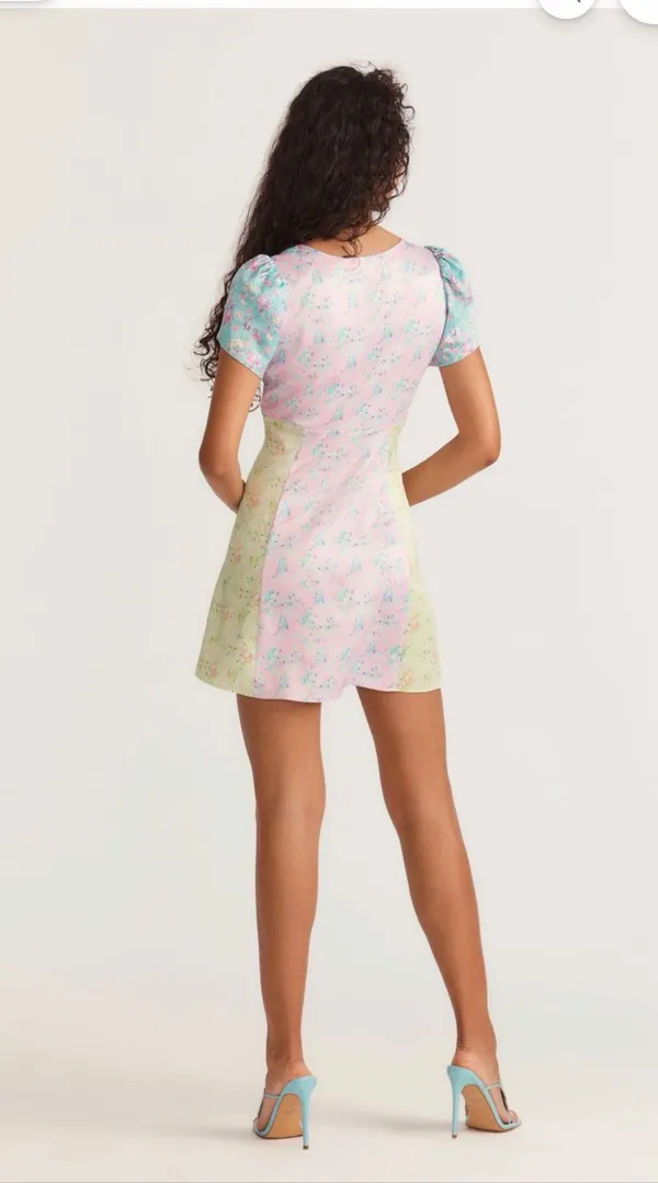 Love Shack Fancy NADESA MINI DRESS IN FUJI SUNRISE PRINT Size 2 - Image 2