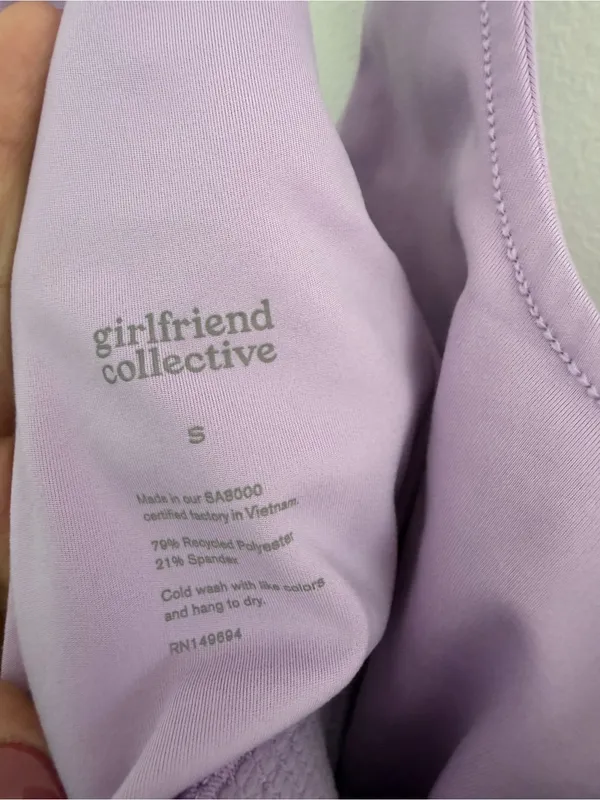 Girlfriend Collective- Lilac Scoop Unitard - Image 5