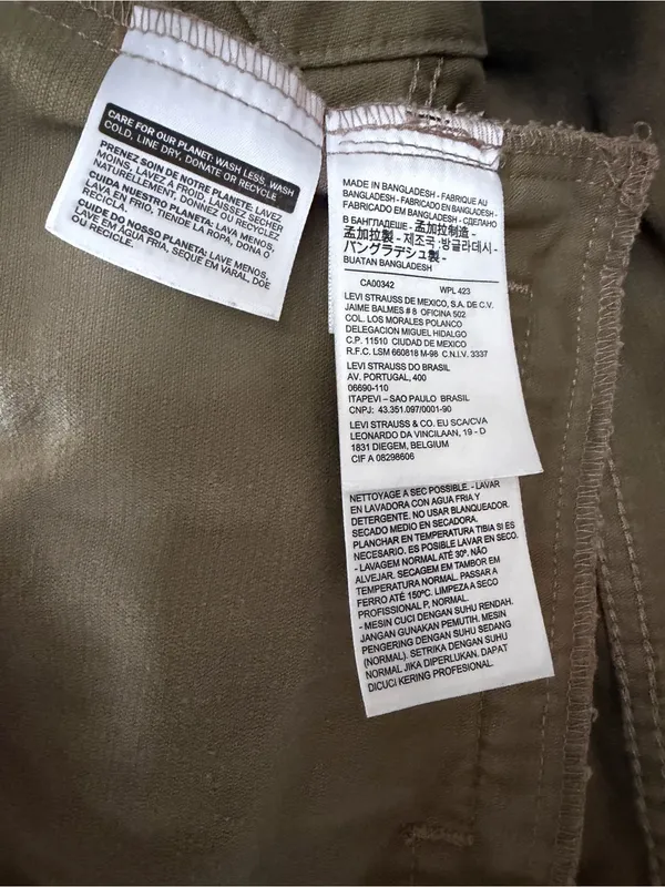 Levi's Brown/Tan Corduroy Trucker Jacket - Image 6