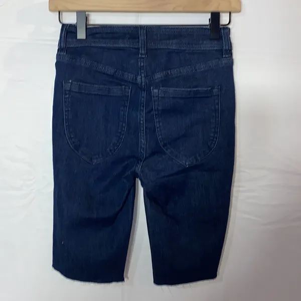 NWT!! Free People So Chic High Waist Denim Bermuda Shorts Size 24 - Image 10