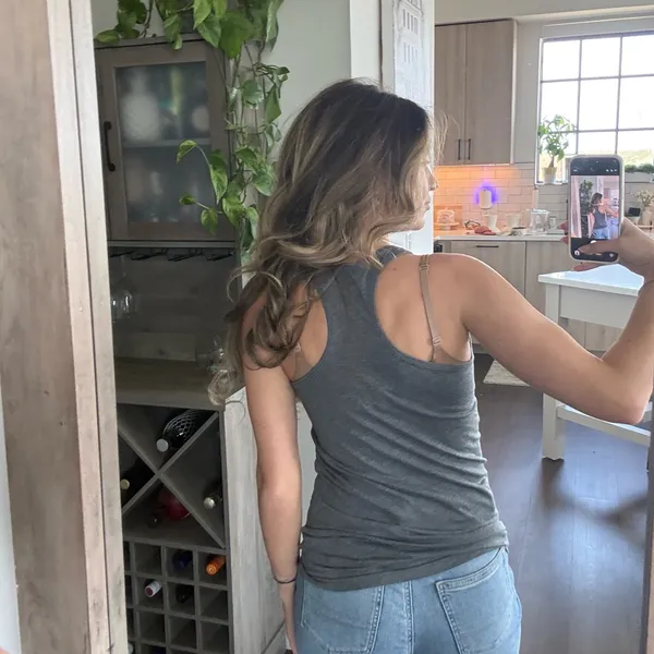 Body Rags It’s Game Day Grey Tank (Size Small) - Image 3