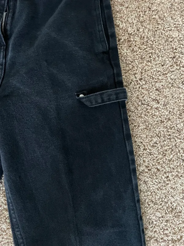 Adika Wide Leg Black Jeans - Image 3