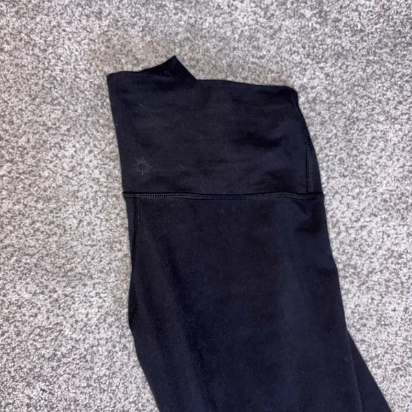Aerie Black Flared Leggings - Image 4