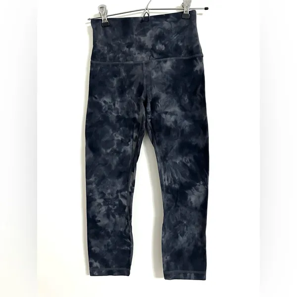 Lululemon Align Crop 21" *Diamond Dye-Pitch Grey/Graphite Grey 4 - Image 4