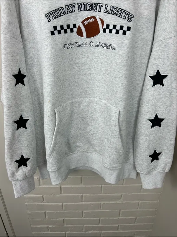 SunKissed Coconut Friday Night Lights Football Game Day Hoodie Size L - Image 3