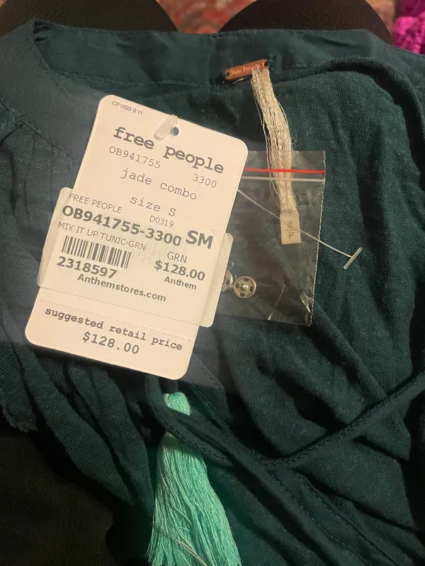 NWT FP Jade Combo Mix It Up Tunic Top / Dress $128 NWT in M; S; XS - Image 11