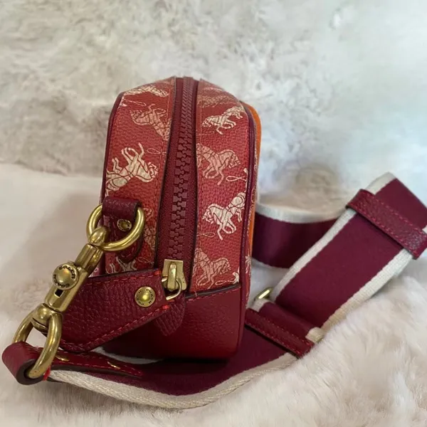 coach Lunar New Year Camera Bag 16 With Horse And Carriage Print 88505 - Image 6