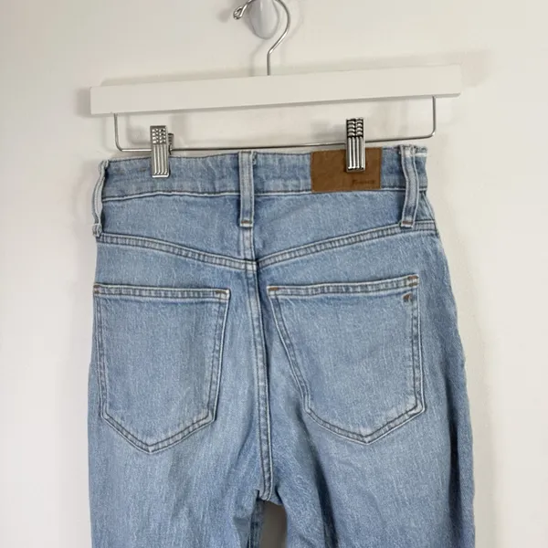Madewell Curvy Perfect Vintage Jean Coney Wash Distressed High‎ Rise Womens 24 - Image 6