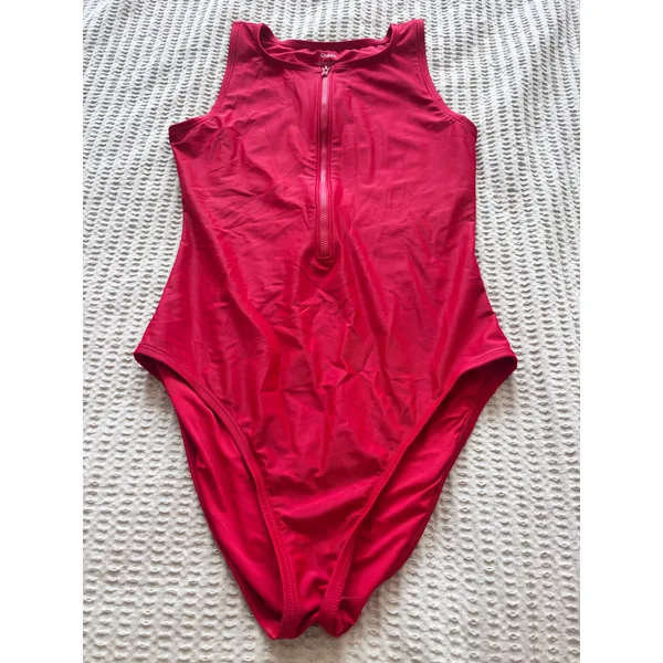 Quince Italian zip front one piece swimsuit - Image 4