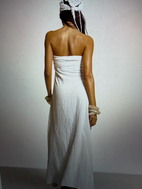 MUSERA maxi dress White Size XS - Image 2