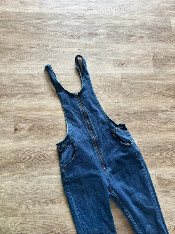 FREE PEOPLE Jax Denim Jumpsuit - Image 6