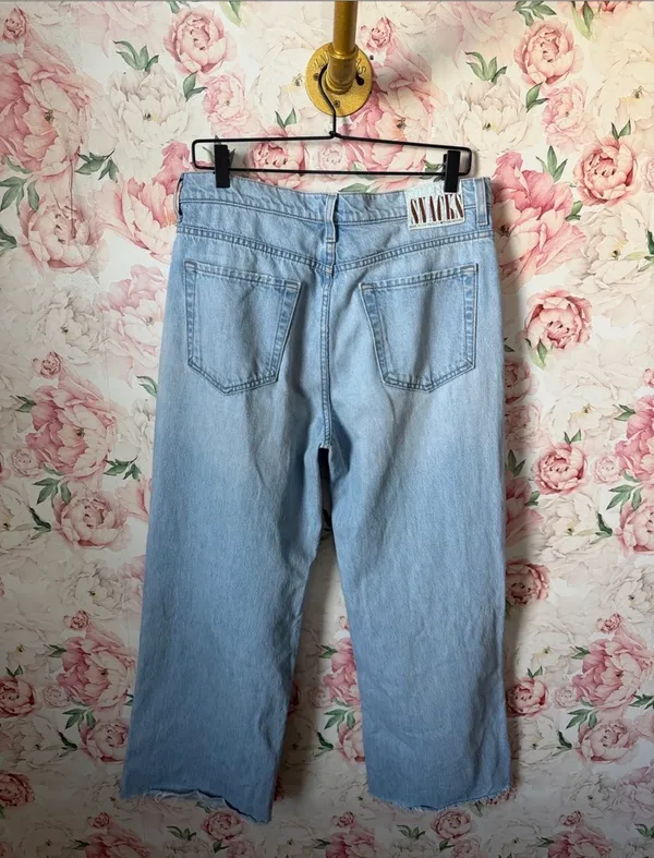 MOTHER SNACKS The Fun Dip Puddle Slice jeans Sz 6/28 - Image 5