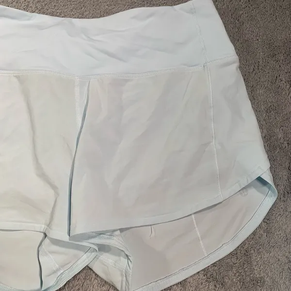 Lululemon Athletica Light Blue Athletic Shorts - Image 3