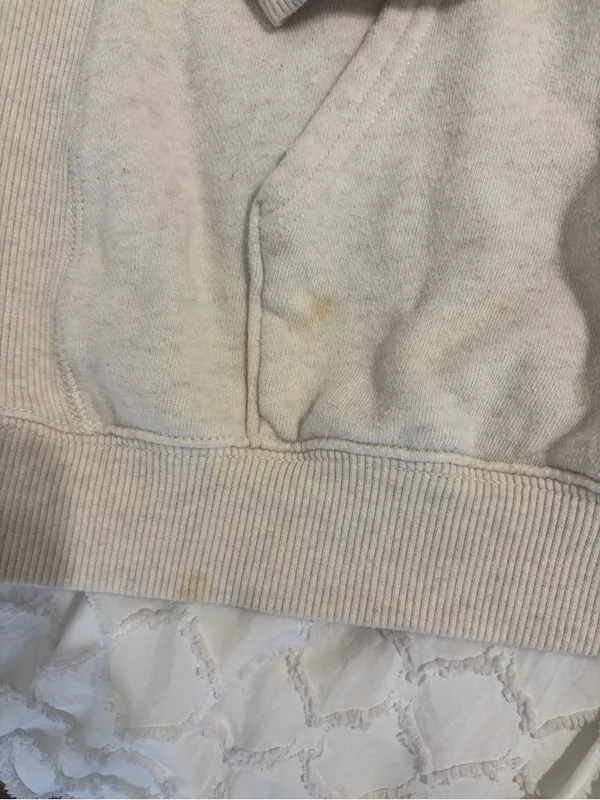 Aerie LOVE Letter Patch Hoodie in Oatmeal - Image 3