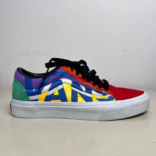 Vans Unisex Old Skool‎ Skate Shoes Multicolor 721454 Men’s 7.5 / Women’s 9 - Image 4