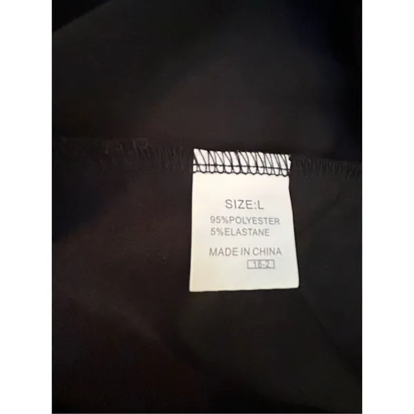 NEW BLACK MAXI DRESS FORMAL L Black Size L - Image 3