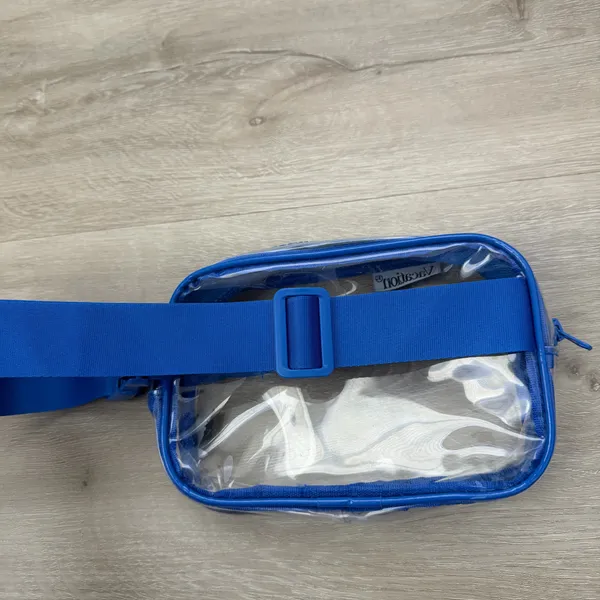 Vacation Sunscreen Blue Clear Fanny Pack - Image 5