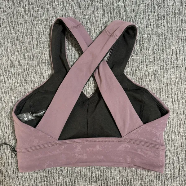 Lululemon Lab Embossed Nulu Cross-Back Yoga Bra - Image 7