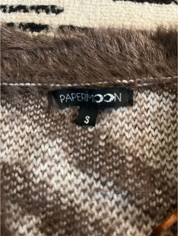 Papermoon Cropped Cardigan - Image 3