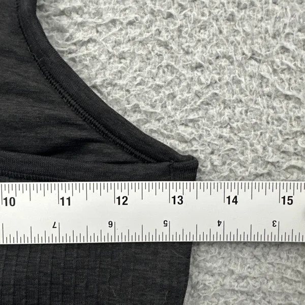 Lululemon Ebb To Street Racerback Crop Tank Black Athletic Athleisure Women's 6 - Image 6