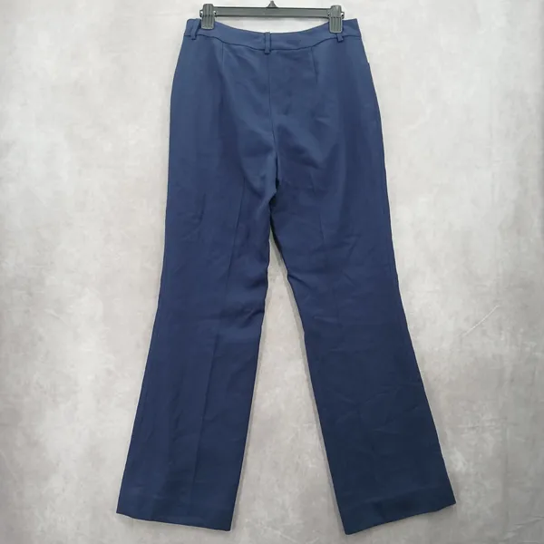 Wool Office Resort‎ Y2K Lauren Ralph Lauren Blue Straight Chino Formal Pants 6 - Image 2