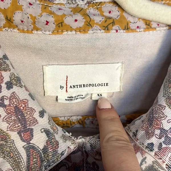 Anthropologie Paisley Utility Jumpsuit XS - Image 8