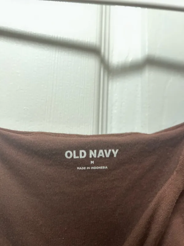 Old Navy Brown Tank Top Bodysuit Medium - Image 2