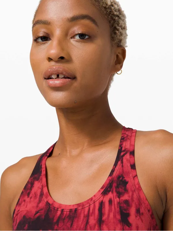 LULULEMON Cool Racerback II Nulu *Game Day in Game Day Red Black Multi Sz. 4 - Image 6