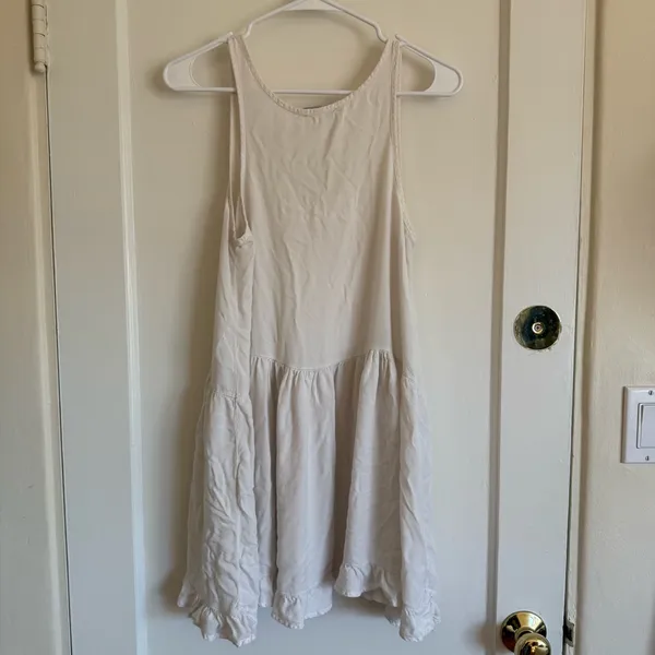Brandy Melville Cream Sleeveless Dress - Image 3