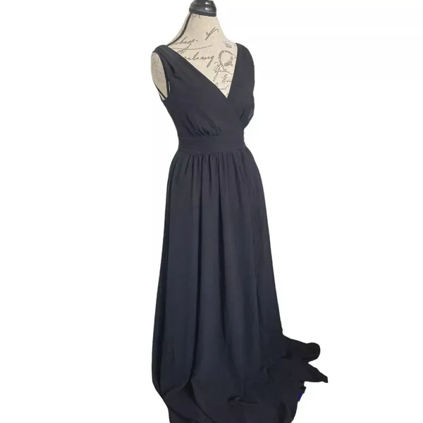 LULUS Dress Small Maxi Gown Formal Party Prom Elegant Cocktail Wedding Guest - Image 4
