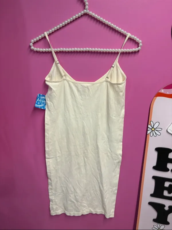 NWT free people intimately Cream Spaghetti Strap Slip Dress - Women Tops - Image 2
