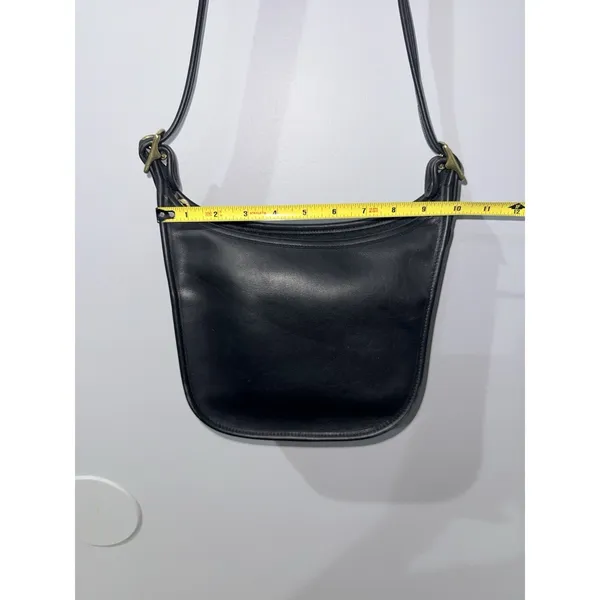 Coach Janice Legacy 9950 Crossbody Bag‎ Vintage Black Leather MINT COND V - Image 8