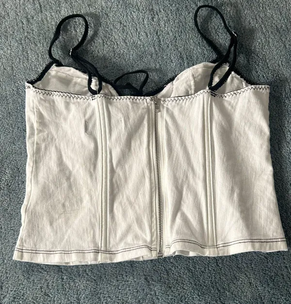 White Fox Corset Top - Image 3